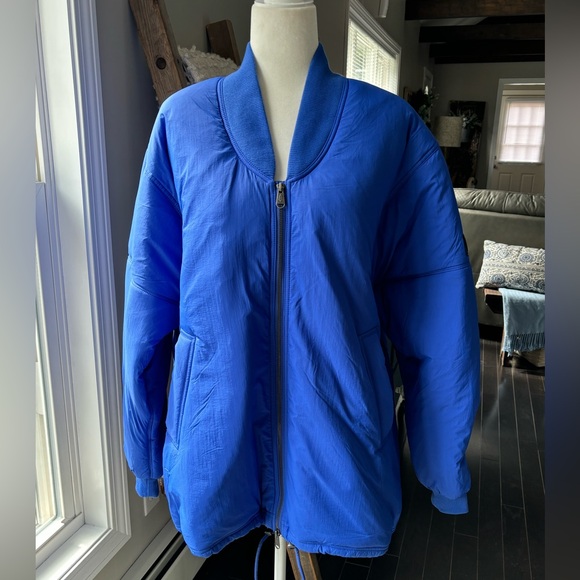 FREE PEOPLE FP Movement - Midnight Moon Solid Bomber Jacket - Picture 9 of 11